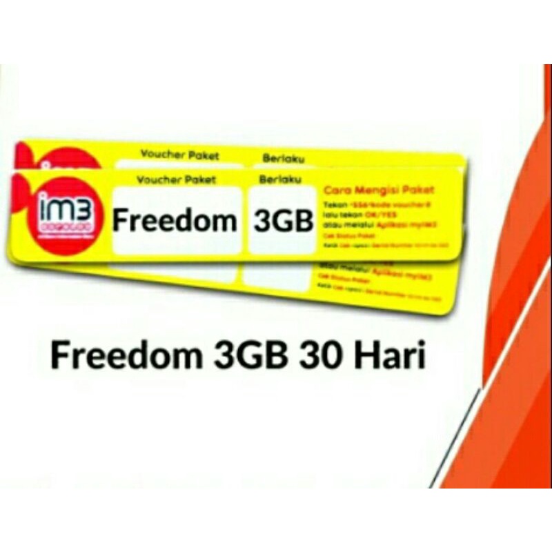VOUCHER INDOSAT FINET 30GB 30 HARI