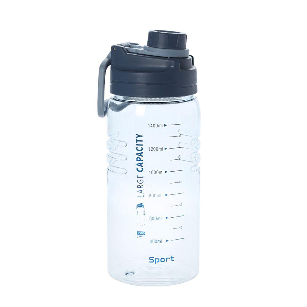 Solighter 1500ml Botol Air Gym Fitness Transparan Anti Bocor Water Jugs