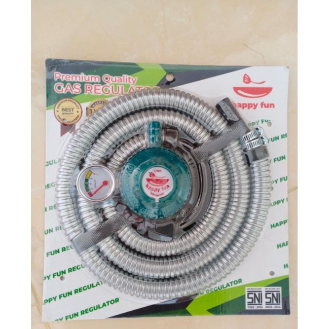 Regulator Gas Paket Komplit Happy Fun Termurah