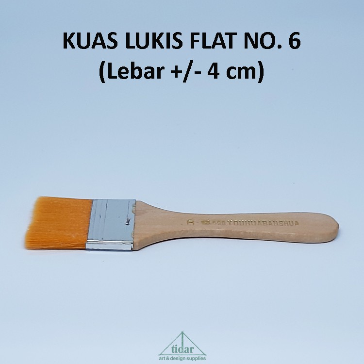 

[MR] Brush / Kuas SNTC 598 Gepeng / Datar / Flat No. 6