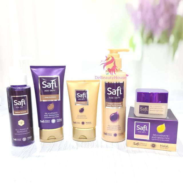 SAFI AGE DEFY SERIES(Gold Water Essence/Serum/Youth Elixir/Serum/Eye Cream/Night Cream/Day Emulsion)