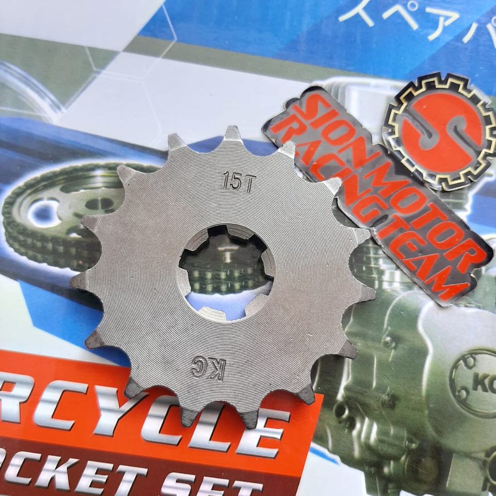 Paket Gear Gir Set / Gigi Sprocket Assy KC Yamaha Vega R New 35T - 15T 428H - 100L-4