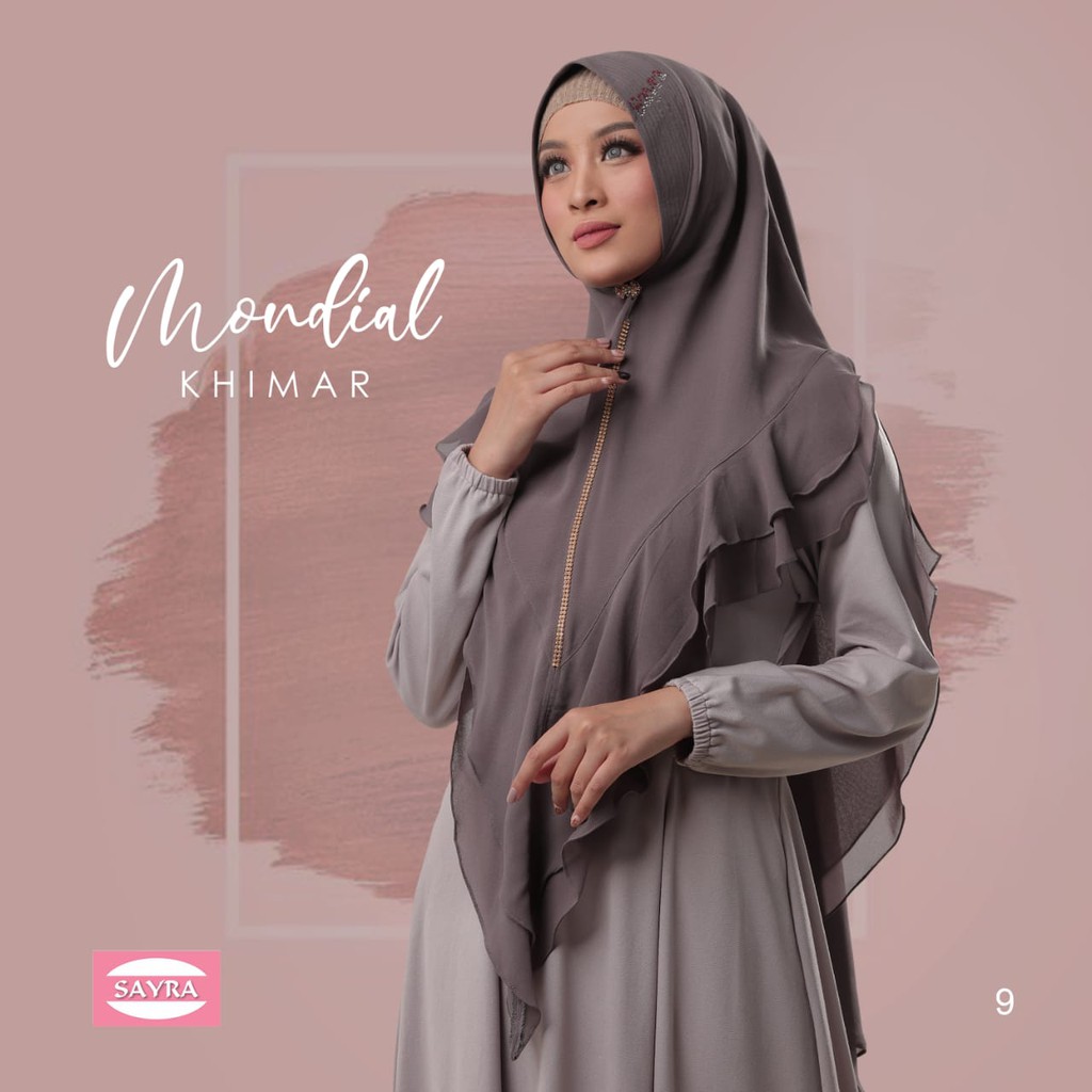 Jilbab Khimar Mondial Ori Sayra SAYRA1-7