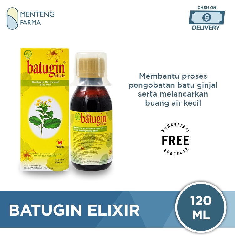 Batugin Elixir 120 mL - Obat Kesehatan Ginjal