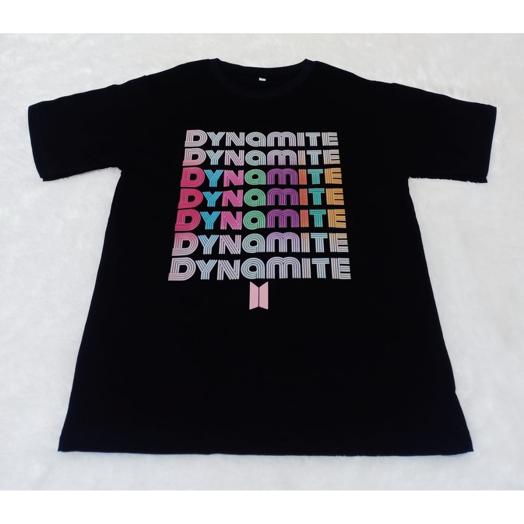 Kaos T-shirt BTS DINAMITE Cotton Combed 30s