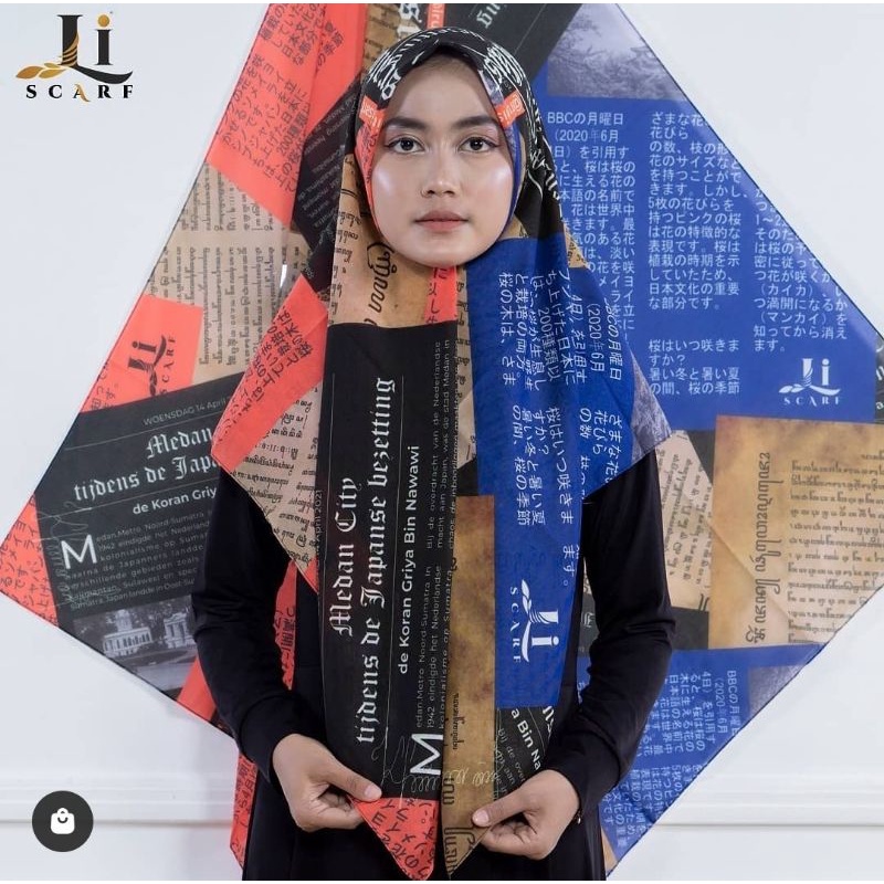 JILBAB KORAN ARAB ORIGINAL LI SCARF