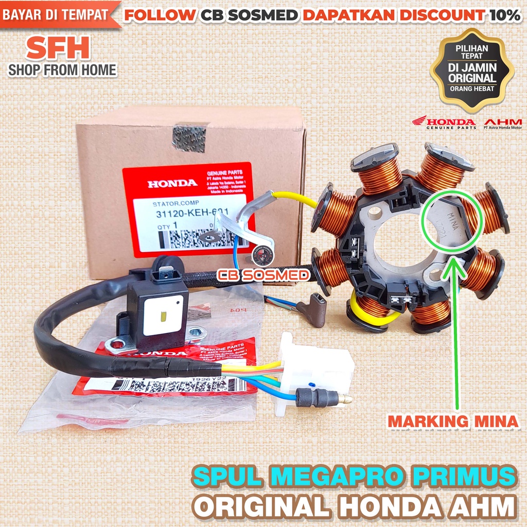 Spul Megapro Primus 2005 - 2009 Spul MP Primus Pulser MP Lama Stator Comp New Mega Pro Advance Origi