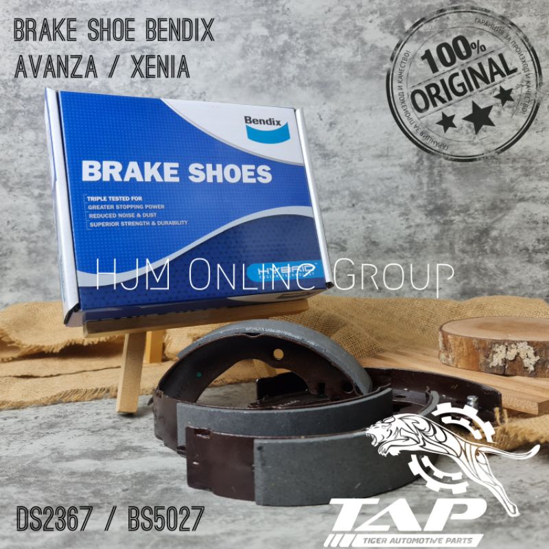 BRAKE SHOE - KAMPAS REM BELAKANG AVANZA XENIA BENDIX DS2367 ORIGINAL