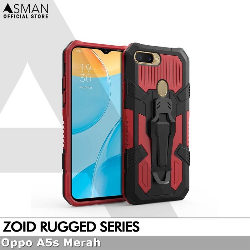 Asman Case OPPO A5S Zoid Ruged Armor Premium