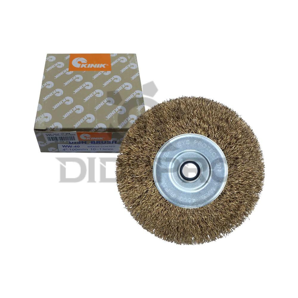 Wire Brush 4&quot; kinik Sikat Baja Bulat