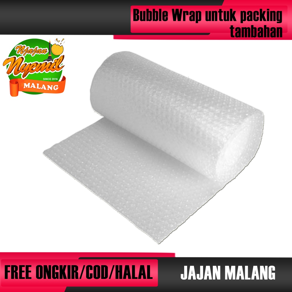 

BUBBLE WRAP PACKING TAMBAHAN CUSTOMERS JAJAN MALANG