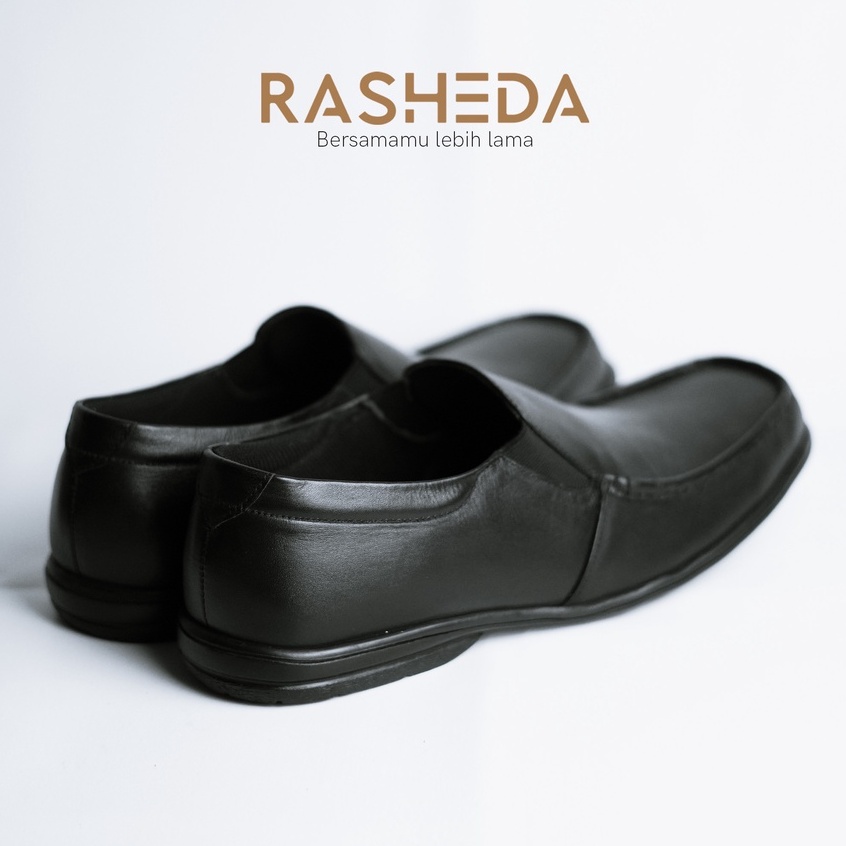 Sepatu Formal Pria Kulit Asli Rasheda B 16 P Kasual Slipon Big Size