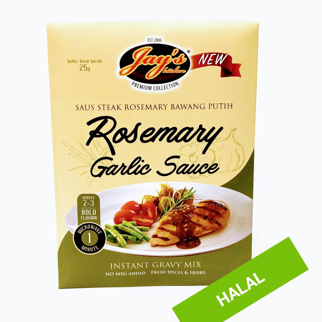 

Jays Rosemary Garlic Sauce Stik 25 Gram