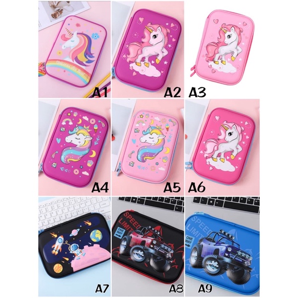 

Kotak Pensil 3D Timbul (Blingberry)
