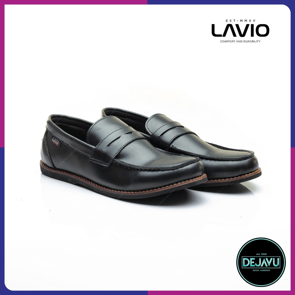 Sepatu Formal Pria Tanpa Tali Casual Original Asli Branded Lavio Montana - Sepatu Formal Pria