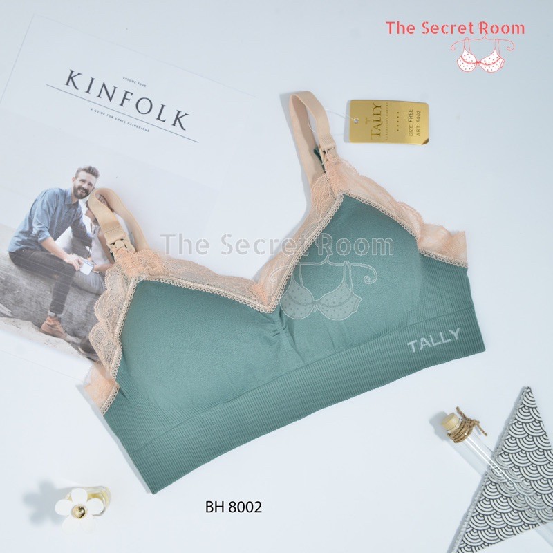 TALLY BRA BH MENYUSUI 8002 I BUSA TIPIS I TANPA KAWAT I BAHAN RAJUT | FREE SIZE