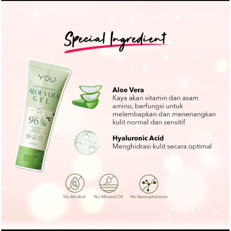 YOU Multi-Purpose Aloe Vera Gel- Y.O.U