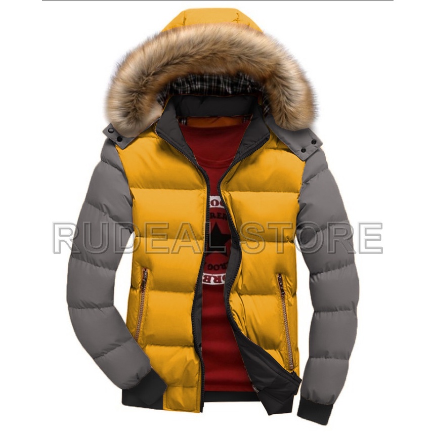 RUDEAL STORE || JAKET JACKET JEKET TEBAL WINTER HOODIE BULU MUSIM DINGIN GUNUNG OUTDOOR KEREN PRIA
