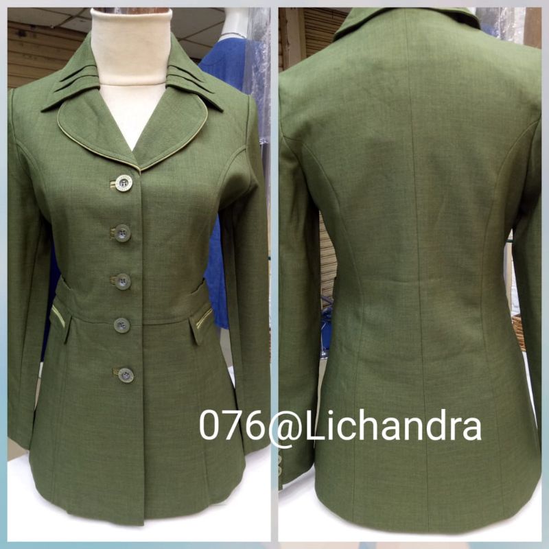 seragam pemda wanita / seragam guru linmas / seragam kerja guru pns / lichandra original