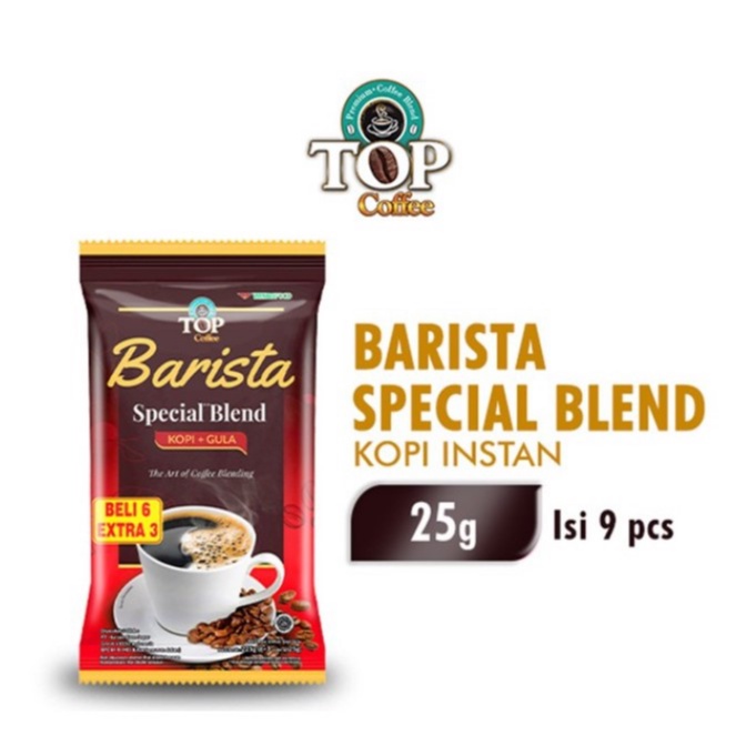 

Top Coffee Barista Special Blend 25 gr x 6 pcs (ISI 6+3)