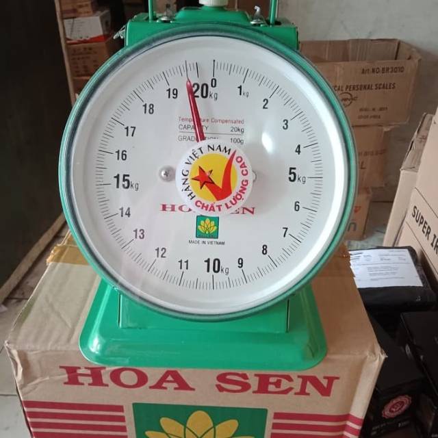 Timbangan Duduk Jarum / Plat Vietnam Hoasen 20kg Timbangan Duduk Vietnam - Dial Spring Scale 20 kg