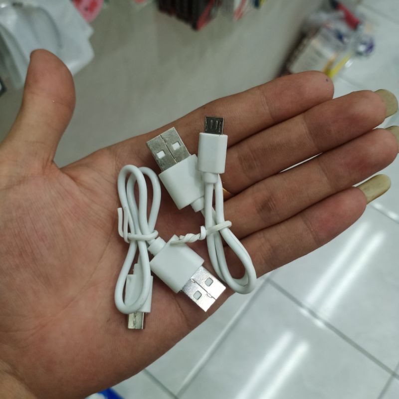 Kd Kabel Data Powerbank 20cm Micro Usb Kabel Data Pendek