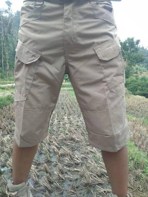 Celana Pendek Krem TactikaL Blakhawk Pria cowok laki Pdl TNI polisi Brimob Bandung cod