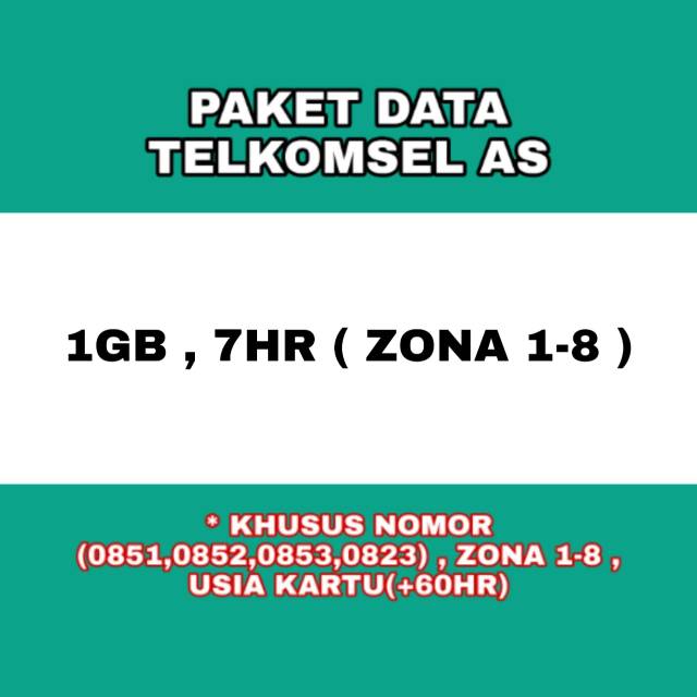 paket data telkomsel as 1gb 7 hari 1gb seminggu beli kuota beli paket beli voucher data