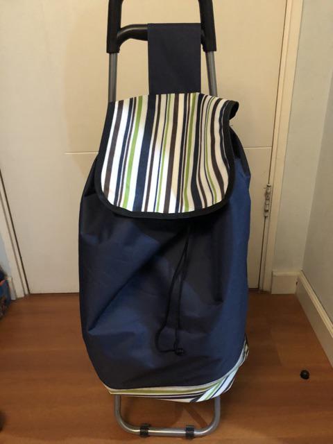 Shopping Trolley Bag Tas Belanja Dengan Roda Ber Motif.troli Belanja Warna. Troli Barang Kuat