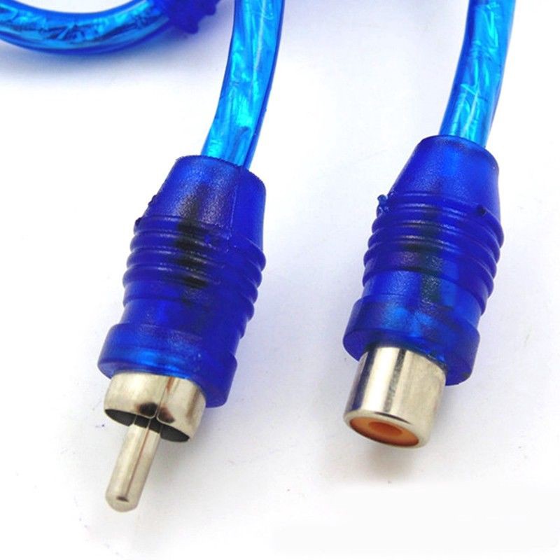 Kabel Adapter Splitter RCA Phono 1 Male Ke 2 Female untuk Mobil