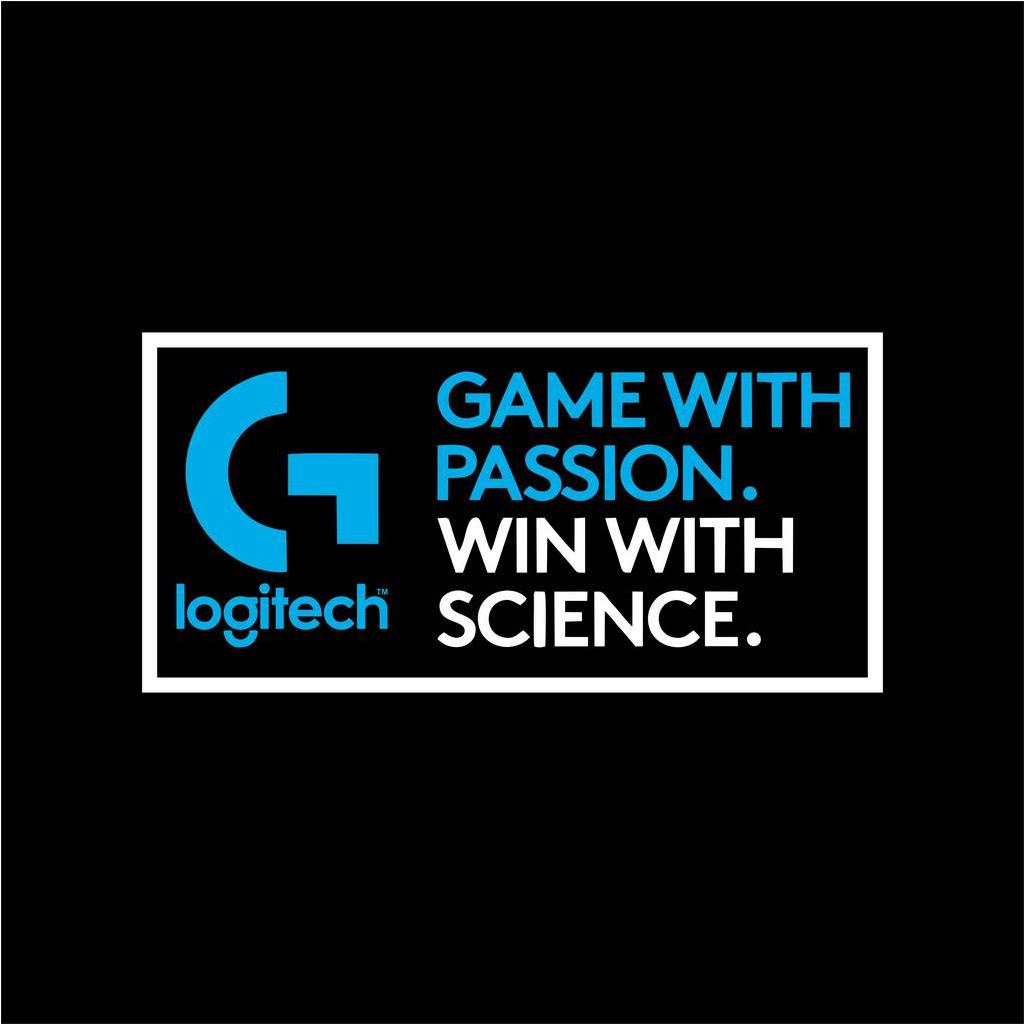 

Stiker Game With Passion Win With Science Logitech G
