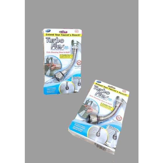 Turbo Flex 360 Flexible Faucet Sprayer/Kepala Keran Wastafel