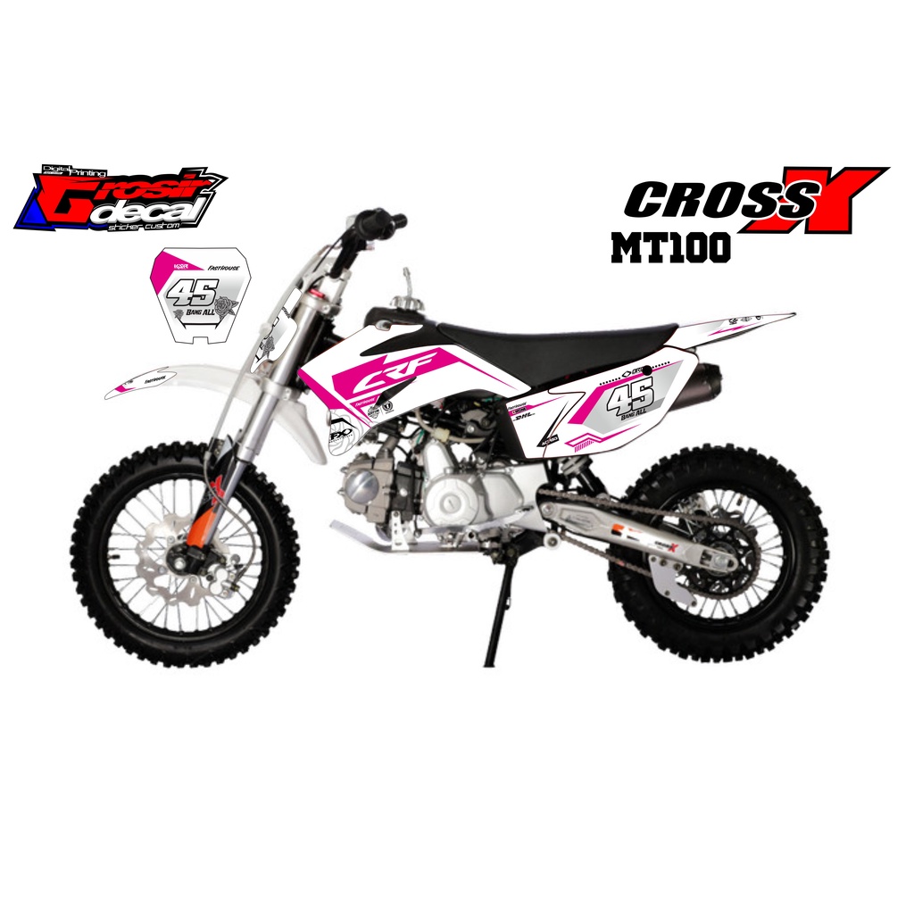 Striping Sticker Mini Trail Viar 100 Old Full Body Bebas Reques