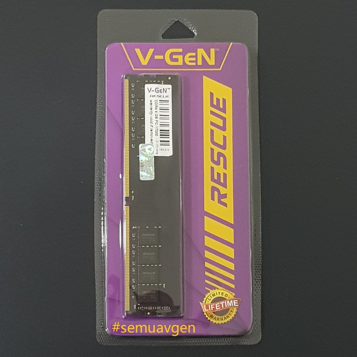 DDR4 8GB PC-17000 2133Mhz RAM PC Komputer V-GeN RESCUE Longdimm