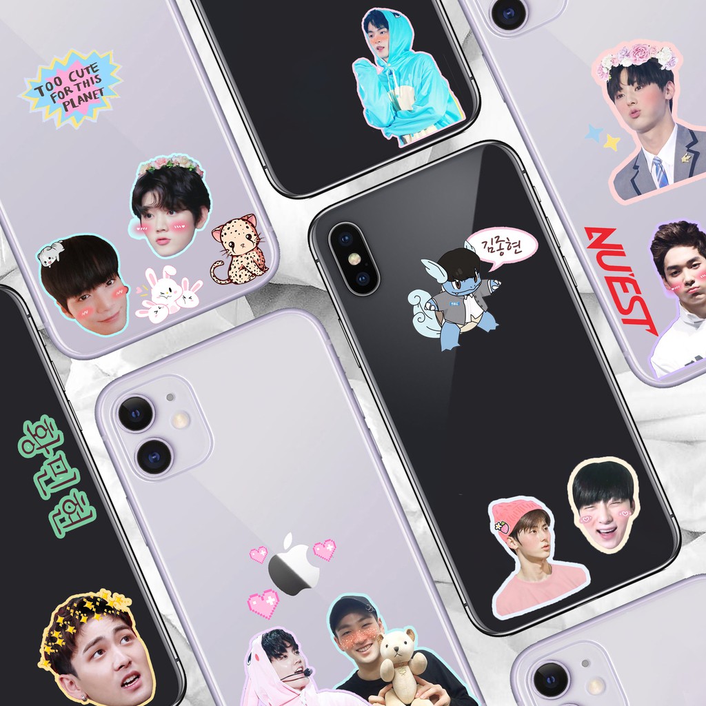 [READY] NU'EST Sticker / Minhyun Baekho Jonghyun Ren Aron