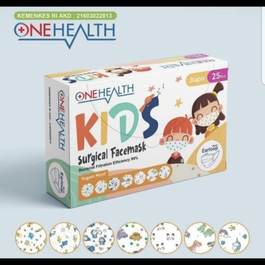 Masker anak one health medis / masker one health anak medis