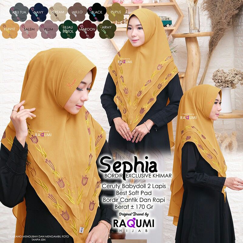 SEPHIA BORDIR by RAQUMI HIJAB
