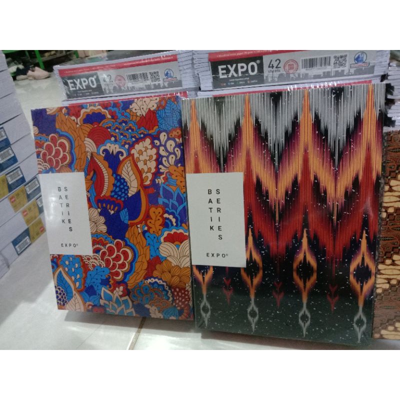 BUKU TULIS EXPO ISI 42 SAMPUL MOTIF BATIK