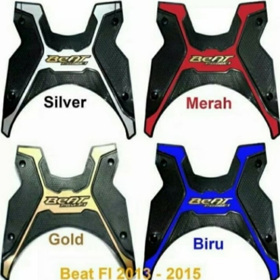 Karpet Beat Fi Alas Kaki Beat Fi Pijakan Kaki Beat Fi Bordes TEBAL Beat Fi F1 Karpet Karet Beat Fi Aksesoris Variasi Beat Fi 2013 2015