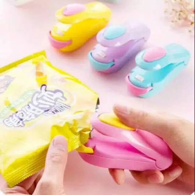 Handy Sealer Perekat Plastik Makanan Alat Press Plastik