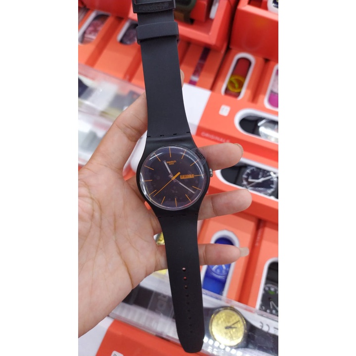 Jam Tangan Pria Swatch Suob704 Original Murah