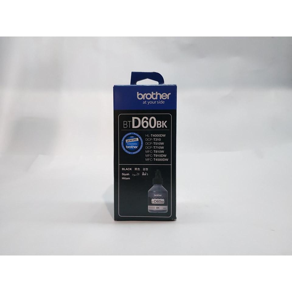 Tinta Brother Original D60 BTD60BK BT D60BK Black