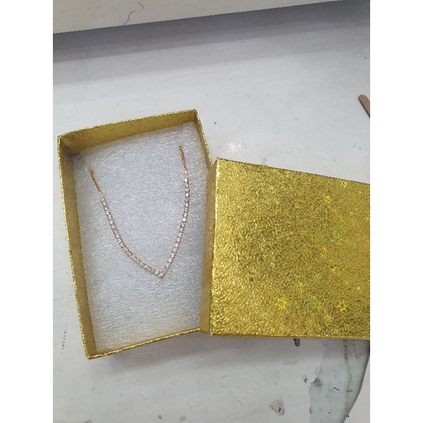 kotak set warna emas + bracelet aurel