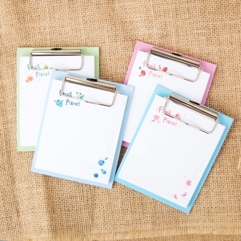 

Fruit Planet Mini Clipboard Memopad Eym House