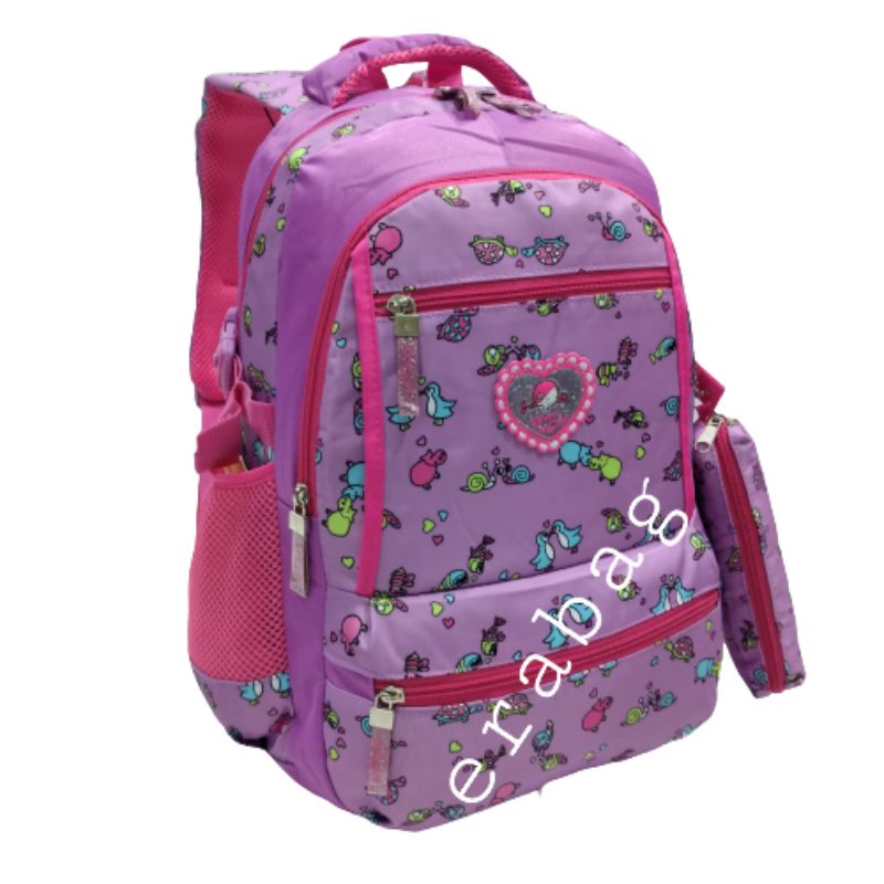 Tas ransel sekolah anak perempuan Alto Silver girl original import 71620S1