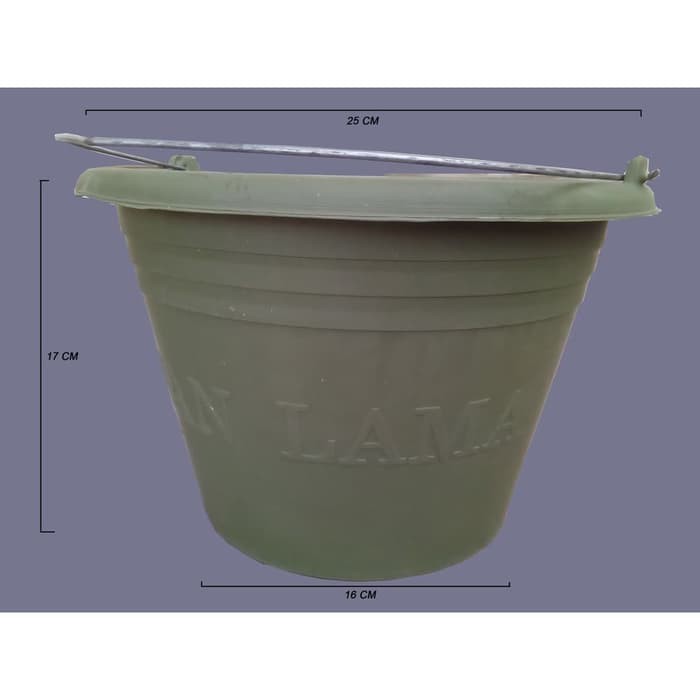 EMBER COR PLASTIK HIJAU