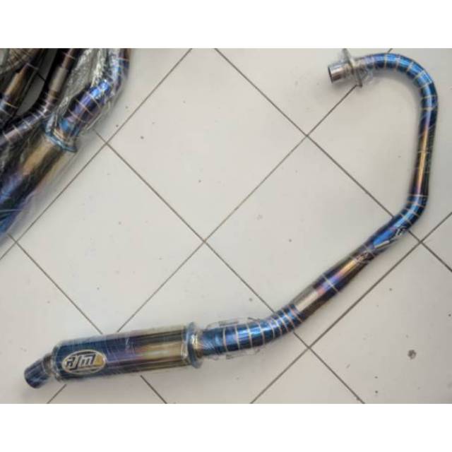 KNALPOT CB,MP,GL,TIGER RJM KANAN BLUE