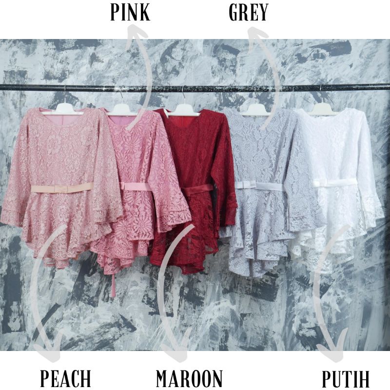 Atasan Kebaya Brokat / brukat Rinjani / kebaya lamaran / kebaya wisuda / kebaya modern PART 1-4