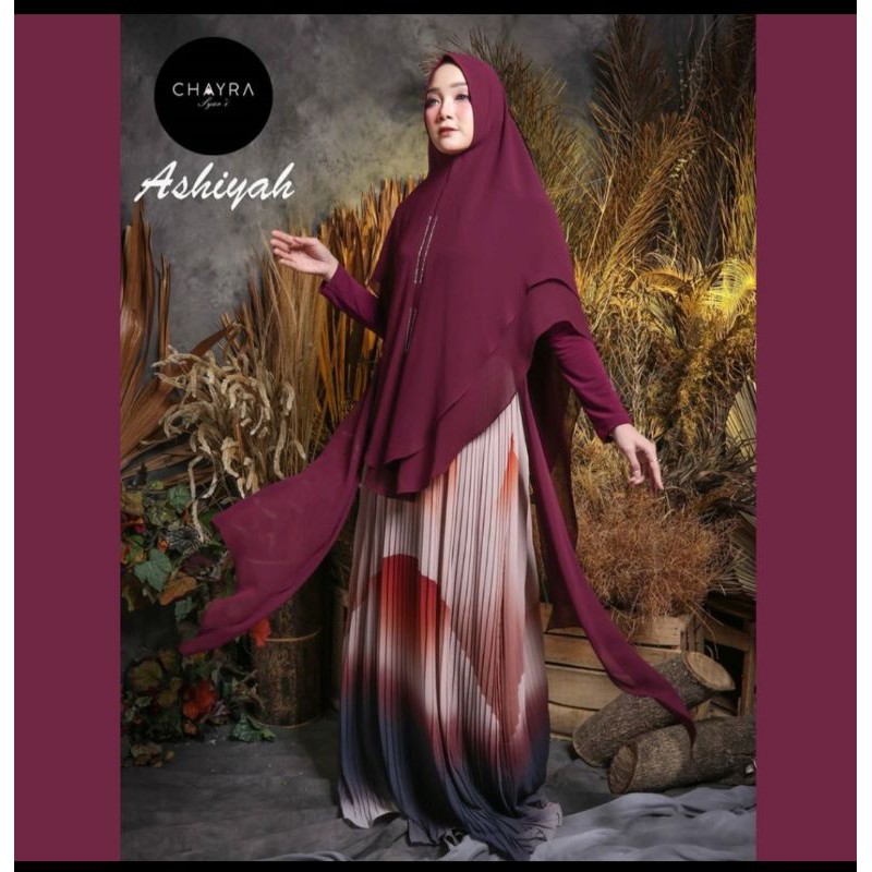 Set gamis chayra syari by tika ramlan