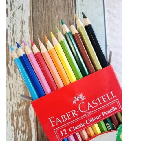 

Harga Bersahabat.. Pensil Warna Faber Castell 12 Warna Classic Panjang